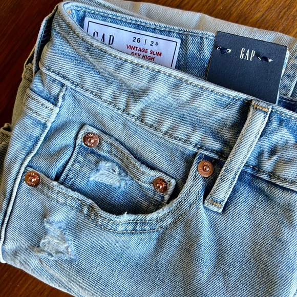 BNWT Gap Vintage Slim Sky High - Picture 7 of 7